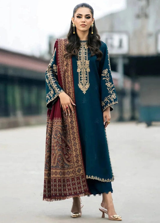 3PC LAWN EMBROIDERED